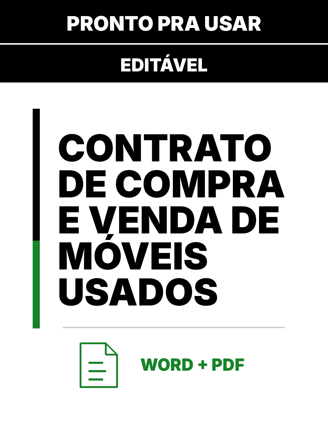 Contrato de Compra e Venda de Móveis Usados – Modelo Contrato Compra e Venda