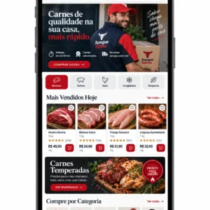 Administração de site para açougue para churrasco