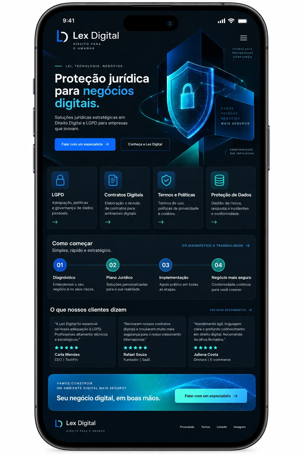 Site com Catálogo e Orçamento para Cardápio Digital para Pizzaria | Atendimento Comercial
