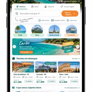 Agência De Viagens Desenvolvimento de Site e Criação de Site