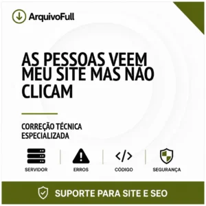 Suporte profissional para as Pessoas Veem Meu Site Mas Não Clicam