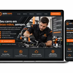 Administração de site para auto center