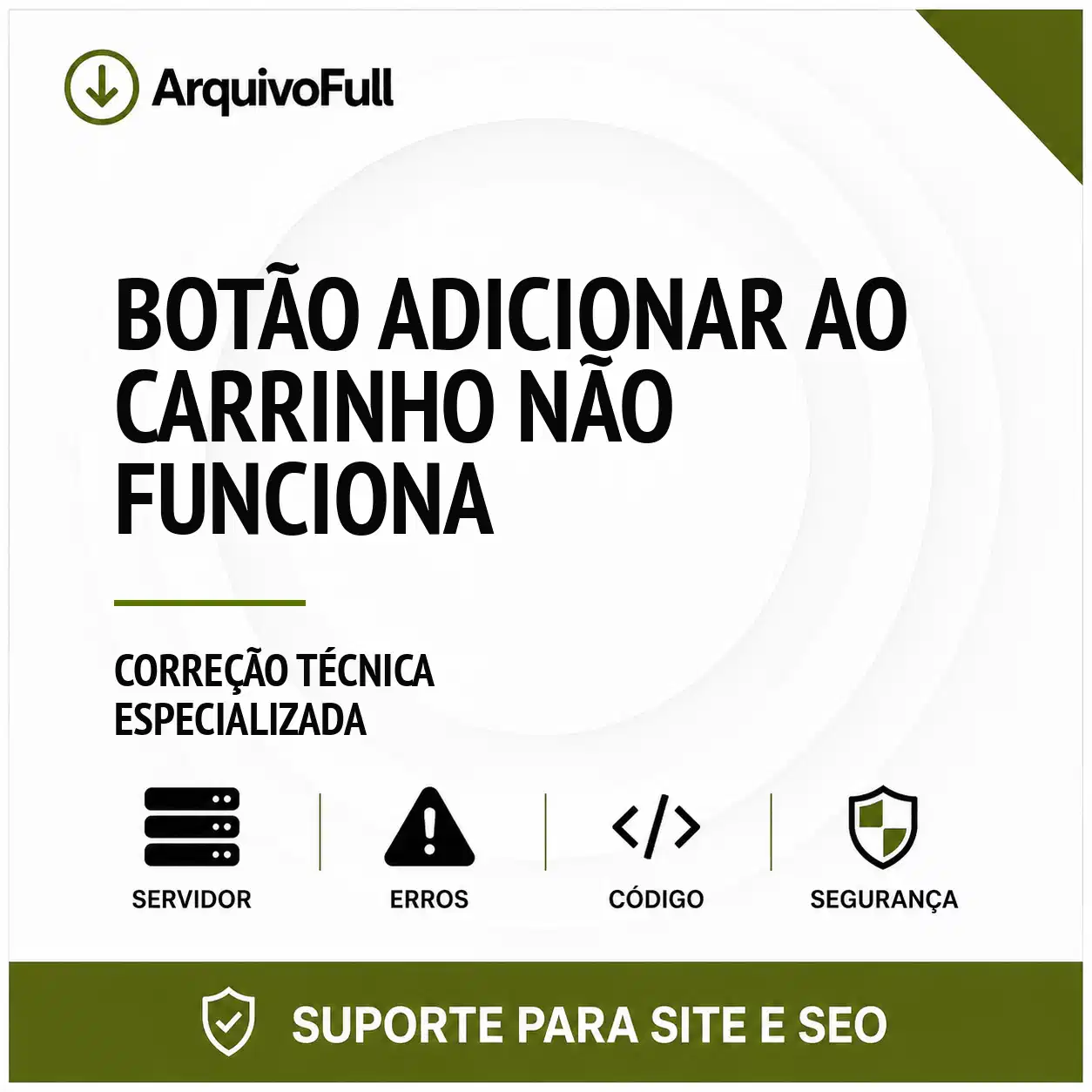 Suporte profissional para botão Adicionar ao Carrinho Não Funciona
