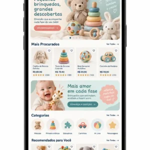 Criação de site para Brinquedos e Presentes Infantis