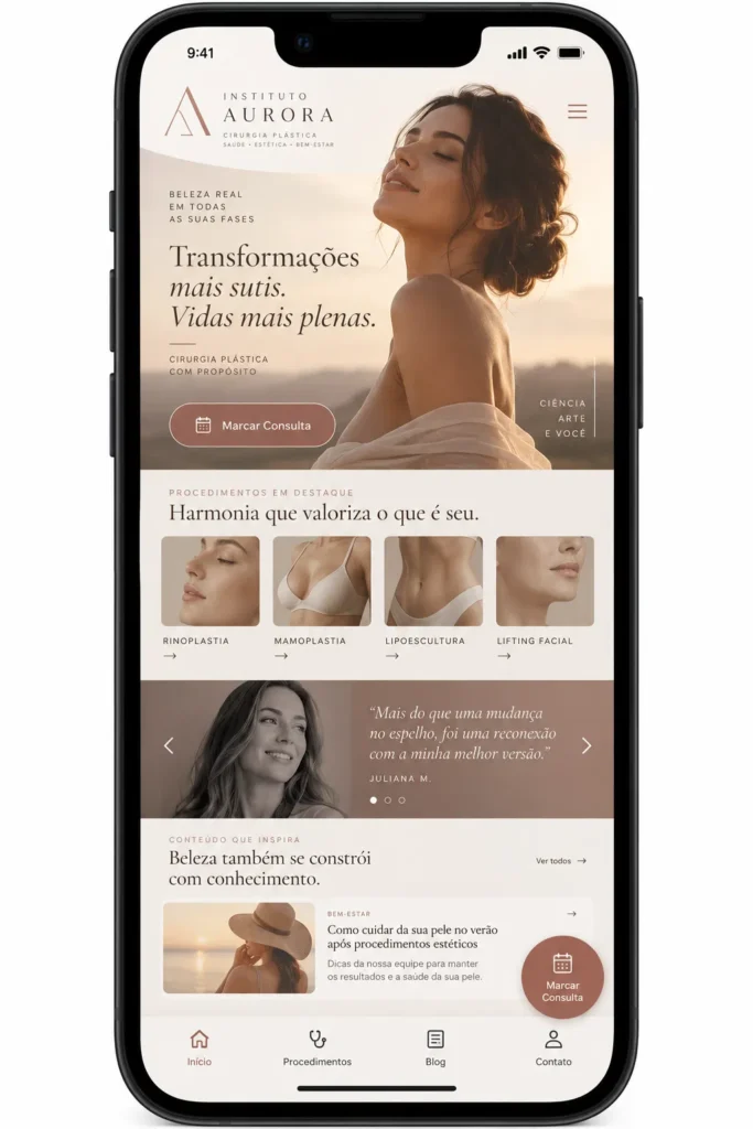 Criação de site para Cirurgia Plástica