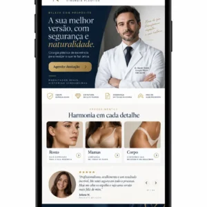Administração de site para cirurgia plástica beleza natural
