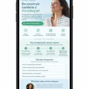 Criação de site para Cirurgia Plástica Reparadora