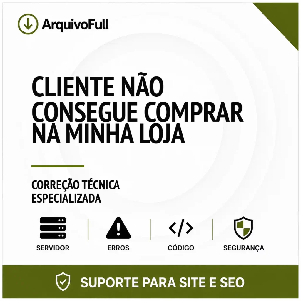 Suporte profissional para cliente Não Consegue Comprar na Minha Loja