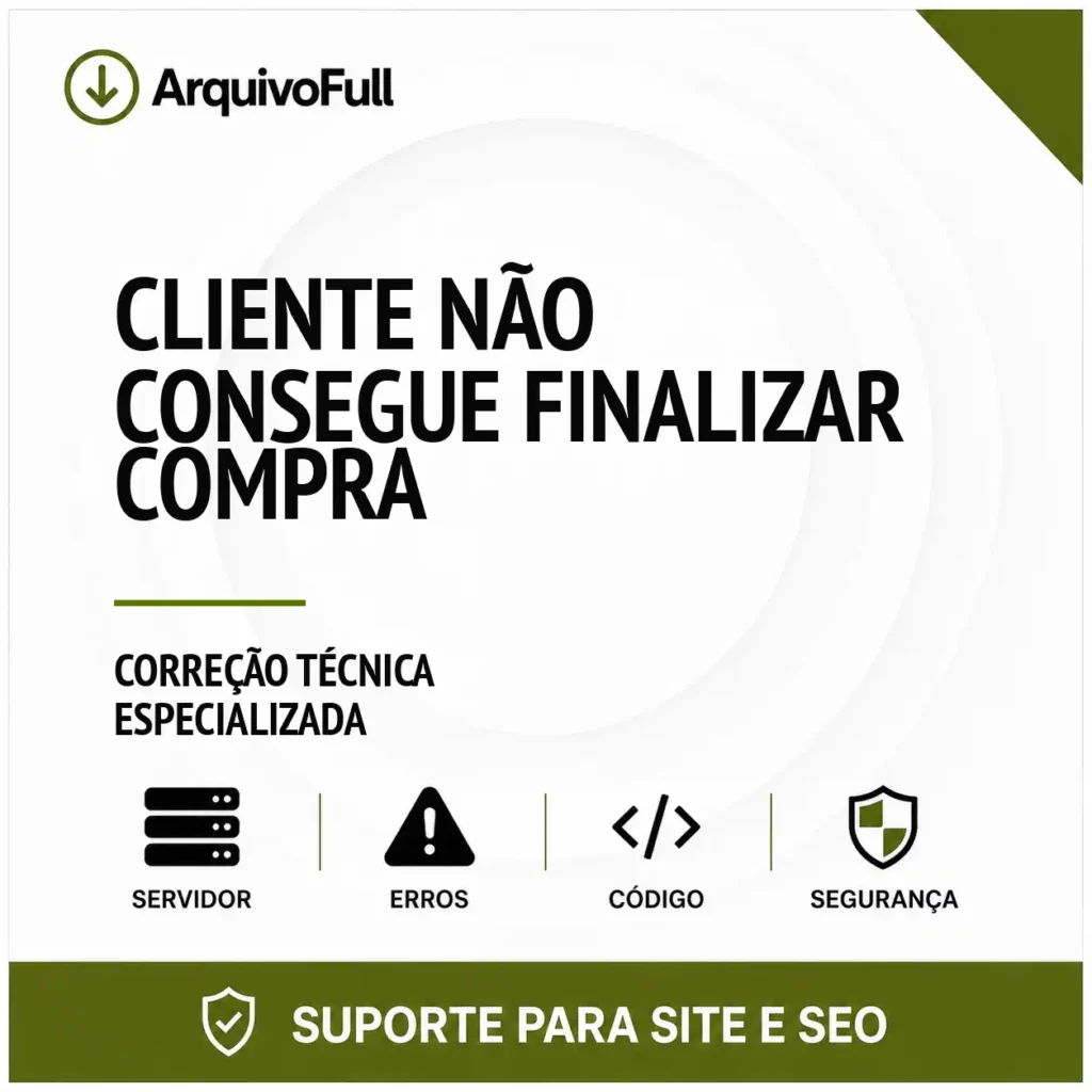 Suporte profissional para cliente Não Consegue Finalizar Compra