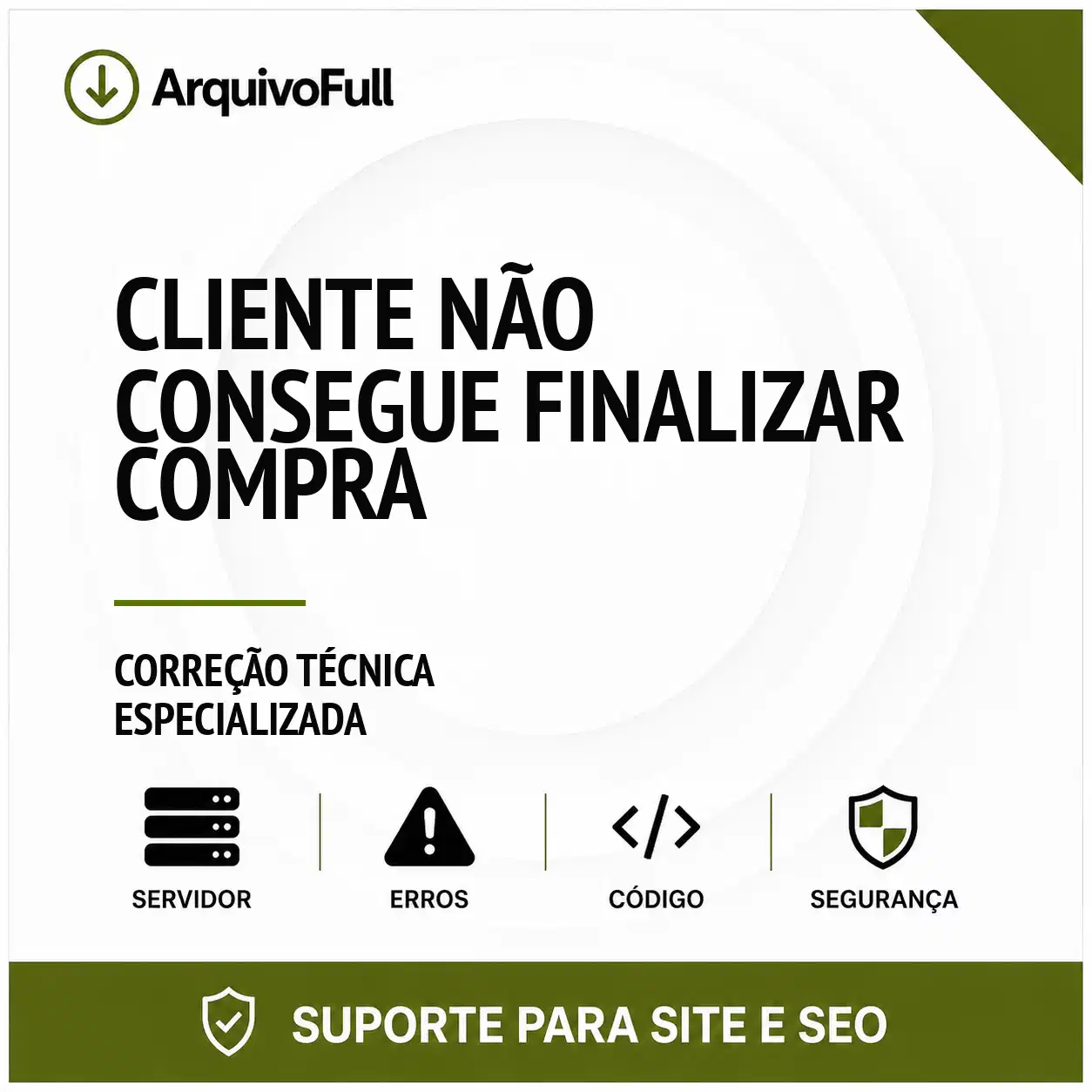 Suporte profissional para cliente Não Consegue Finalizar Compra