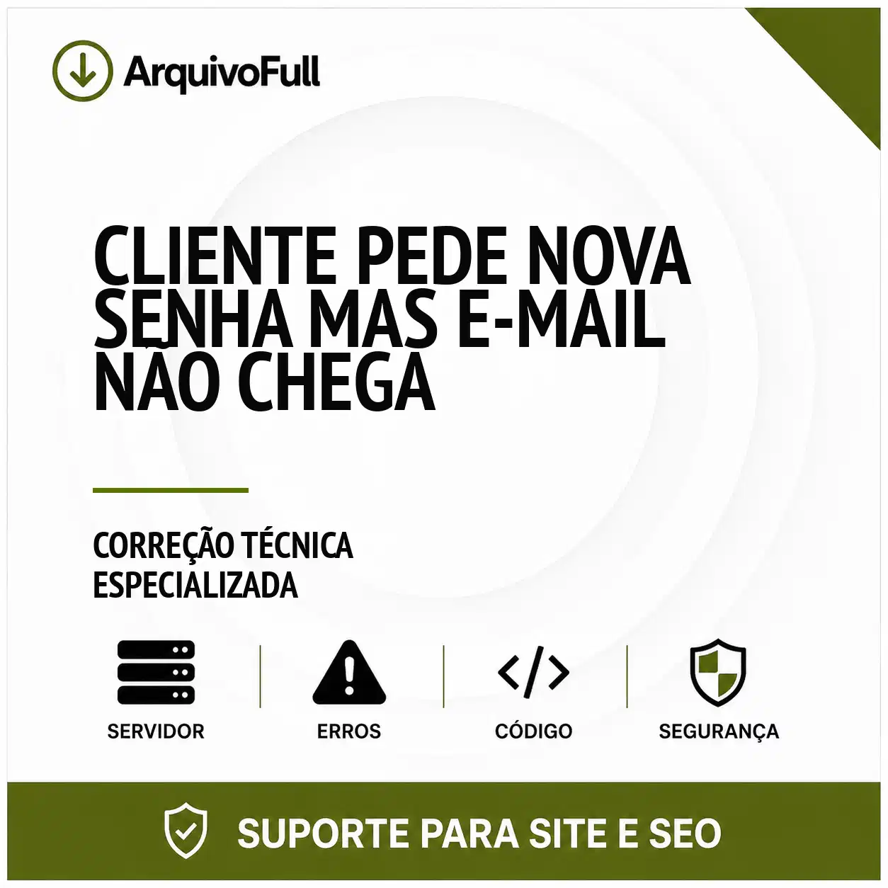 Suporte profissional para cliente Pede Nova Senha Mas e-mail Não Chega