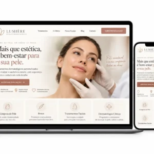 Clínica Dermatológica Desenvolvimento de Site e Criação de Site