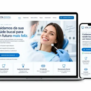 Clínica Odontológica Criação de Site para Empresas e Desenvolvimento Web