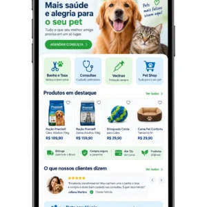 Clínica Veterinária Criação de Site Profissional e Desenvolvimento de Site