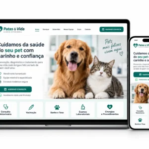 Clínica Veterinária Desenvolvimento de Site e Criação de Site