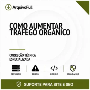 Suporte profissional para aumentar Tráfego Orgânico