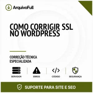 Suporte profissional para corrigir SSL no WordPress