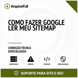 Suporte profissional para fazer Google Ler Meu Sitemap