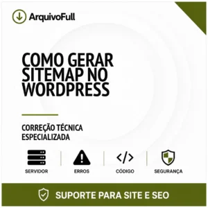 Suporte profissional para gerar Sitemap no WordPress