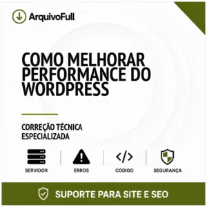 Suporte profissional para melhorar Performance do WordPress