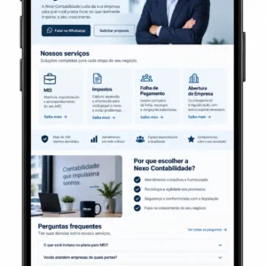 Contabilidade Desenvolvimento de Site e Criação de Site