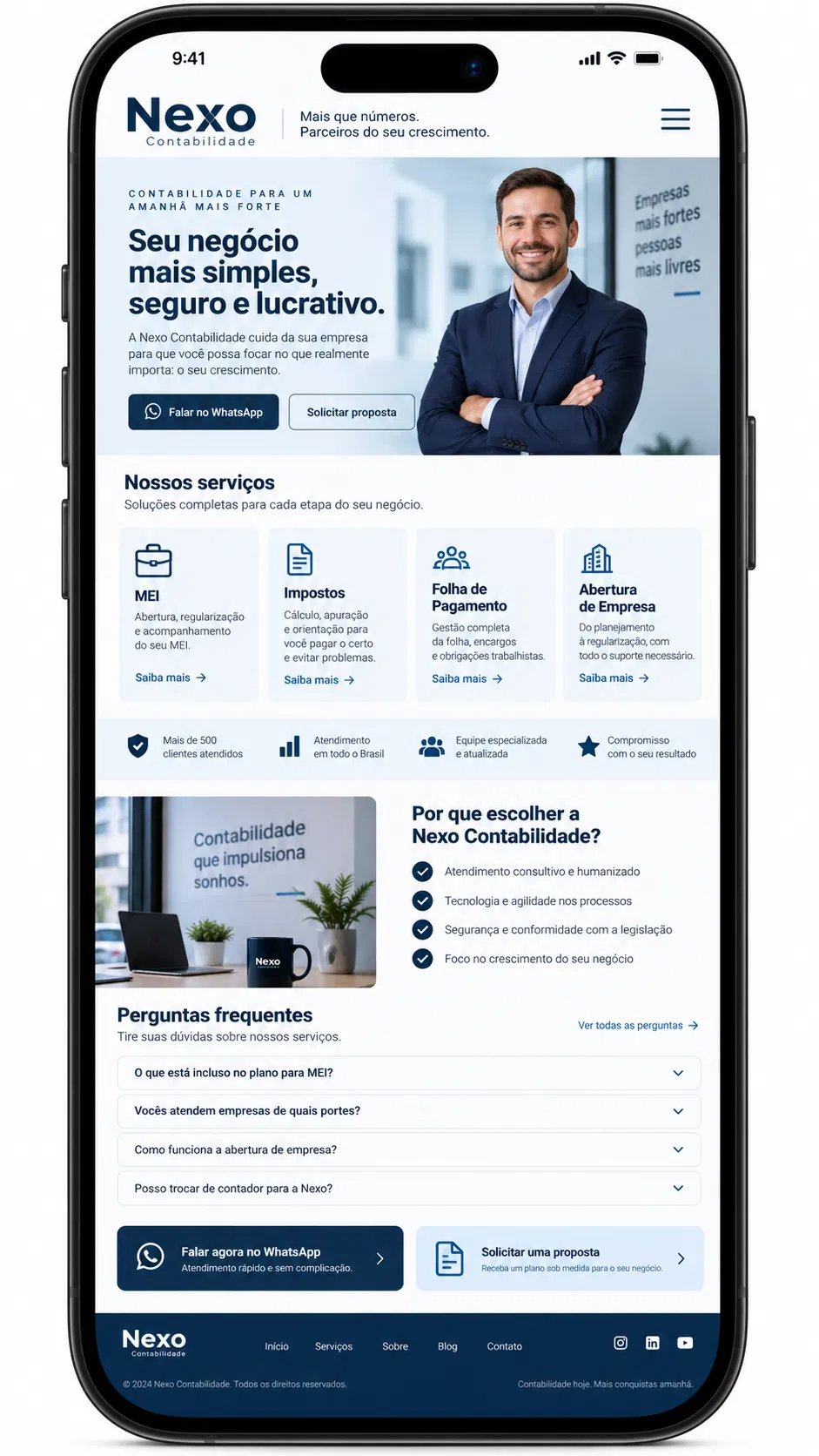 Contabilidade Desenvolvimento de Site e Criação de Site