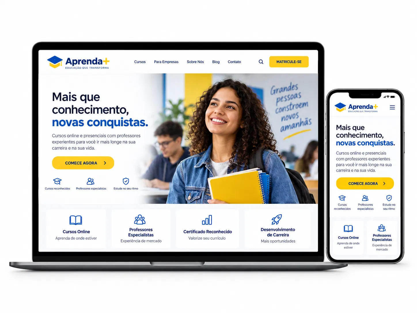 Cursos Online Desenvolvimento de Site e Criação de Site