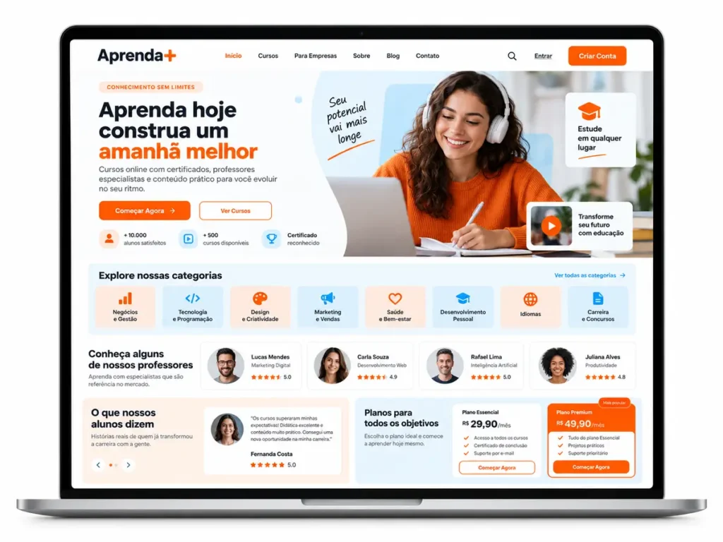 Educação Cursos e Treinamento