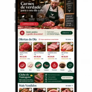 Administração de site para delivery de carnes