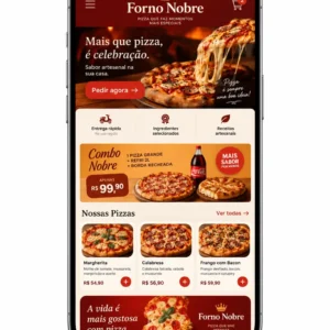 Catálogo Online com WhatsApp para Pizzaria | Produtos e Atendimento