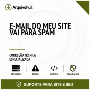 Suporte profissional para e-mail do Meu Site Vai para Spam
