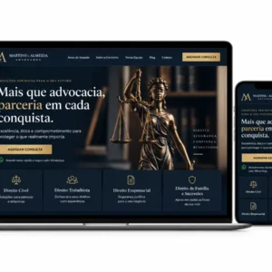 Criação de site para Escritório de Advocacia Online