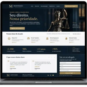 Escritório De Advocacia Desenvolvimento de Site e Criação de Site