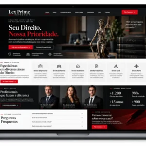 Escritório De Advocacia Criação de Site Profissional e Desenvolvimento de Site