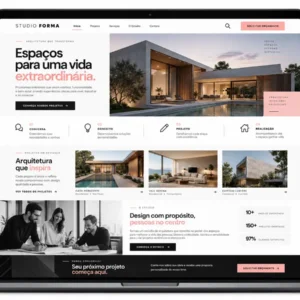 Escritório De Arquitetura Criação de Site para Empresas e Desenvolvimento Web