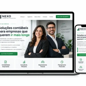 Criação de site para Escritório de Contabilidade Online