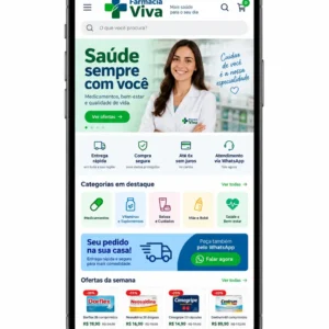 Catálogo de Produtos para Farmácia: Site Profissional Online