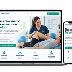 Fisioterapia Criação de Site Profissional e Desenvolvimento de Site