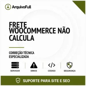 Suporte profissional para frete WooCommerce Não Calcula