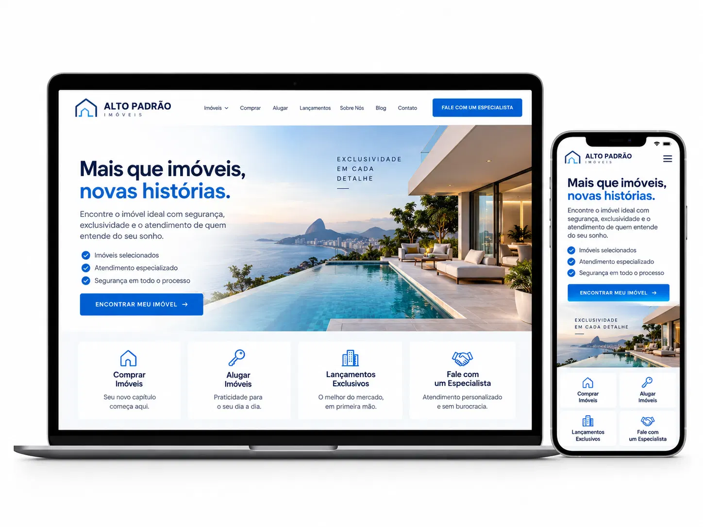 Manutenção de site para corretor de imóveis