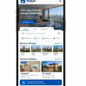 Criação de site para Imobiliária Vitrine Premium