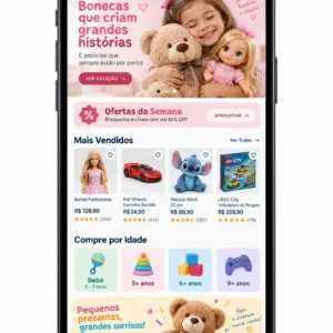 Criação de site para Loja Infantil de Brinquedos