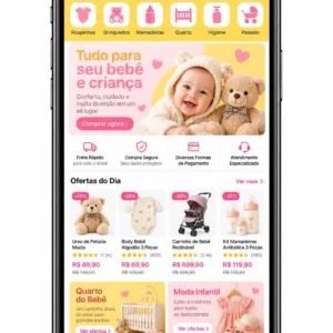 Criação de site para Loja Infantil e Bebê
