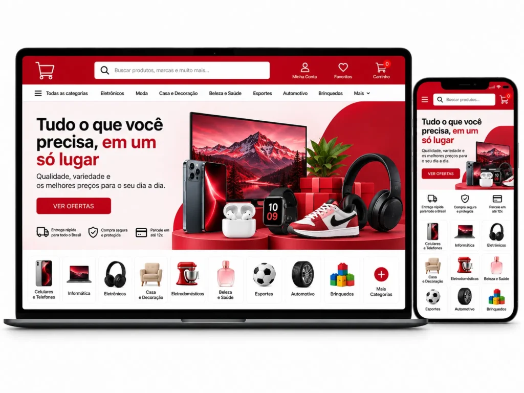 Lojas E-commerce Atacado e Varejo