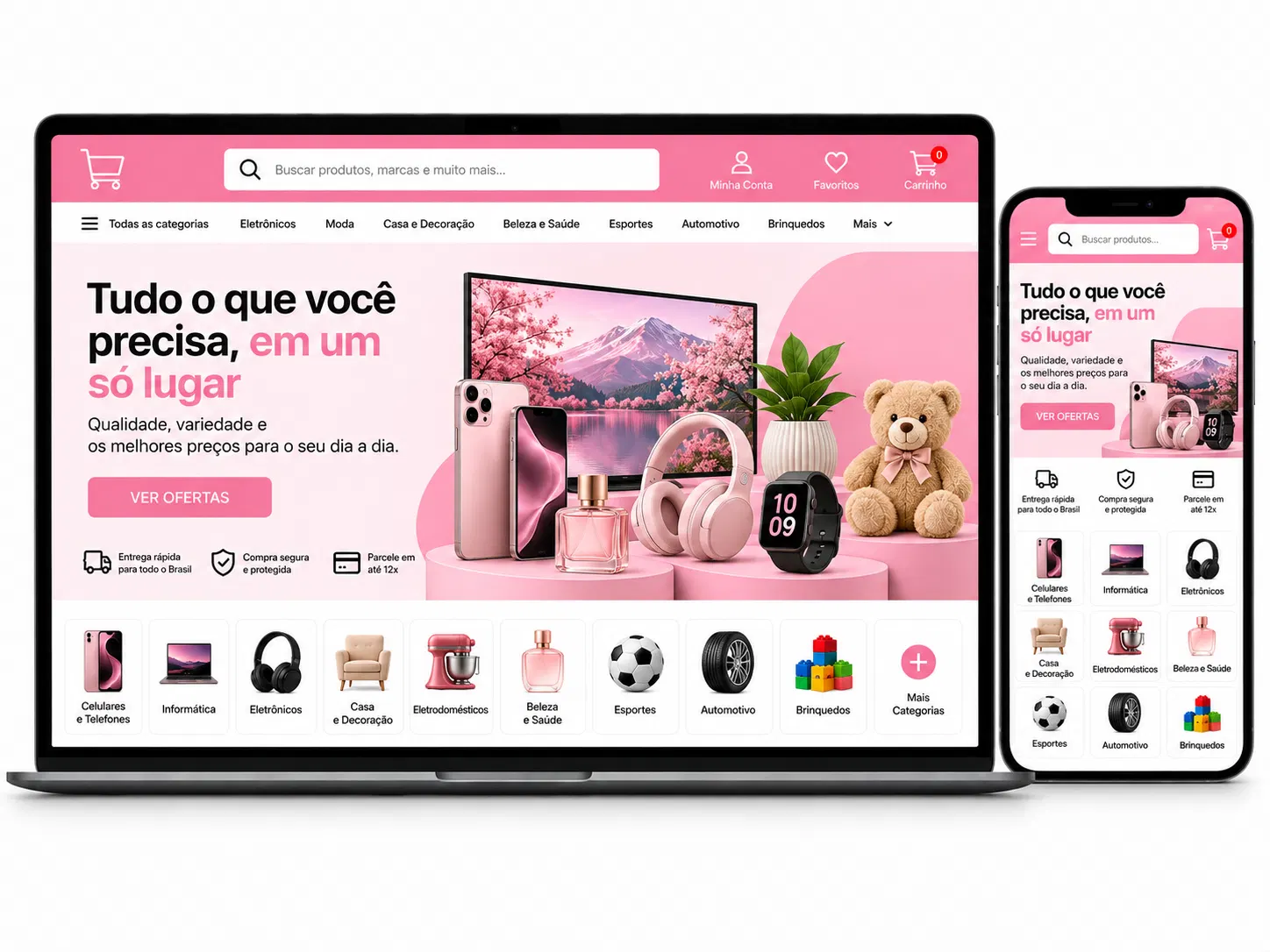 Criação de site para Loja Virtual com Pagamento Online