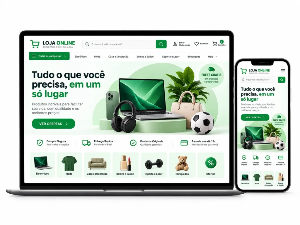 Lojas E-commerce Atacado e Varejo