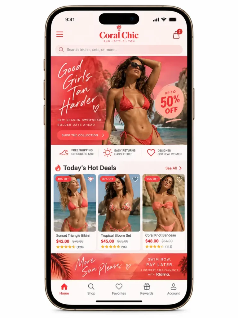 Loja de Biquínis Femininos Site Profissional Criação de Site e Desenvolvimento Web