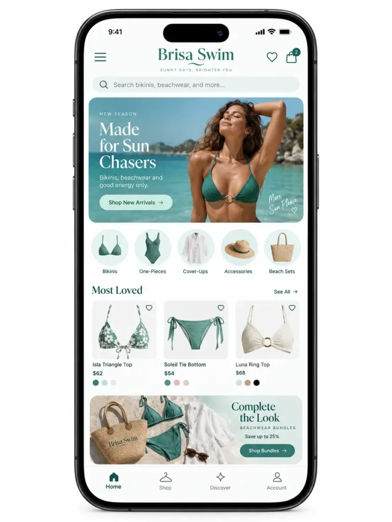 Criação de site para Loja de Biquínis Femininos Online