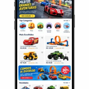 Criação de site para Loja de Brinquedos Criativos