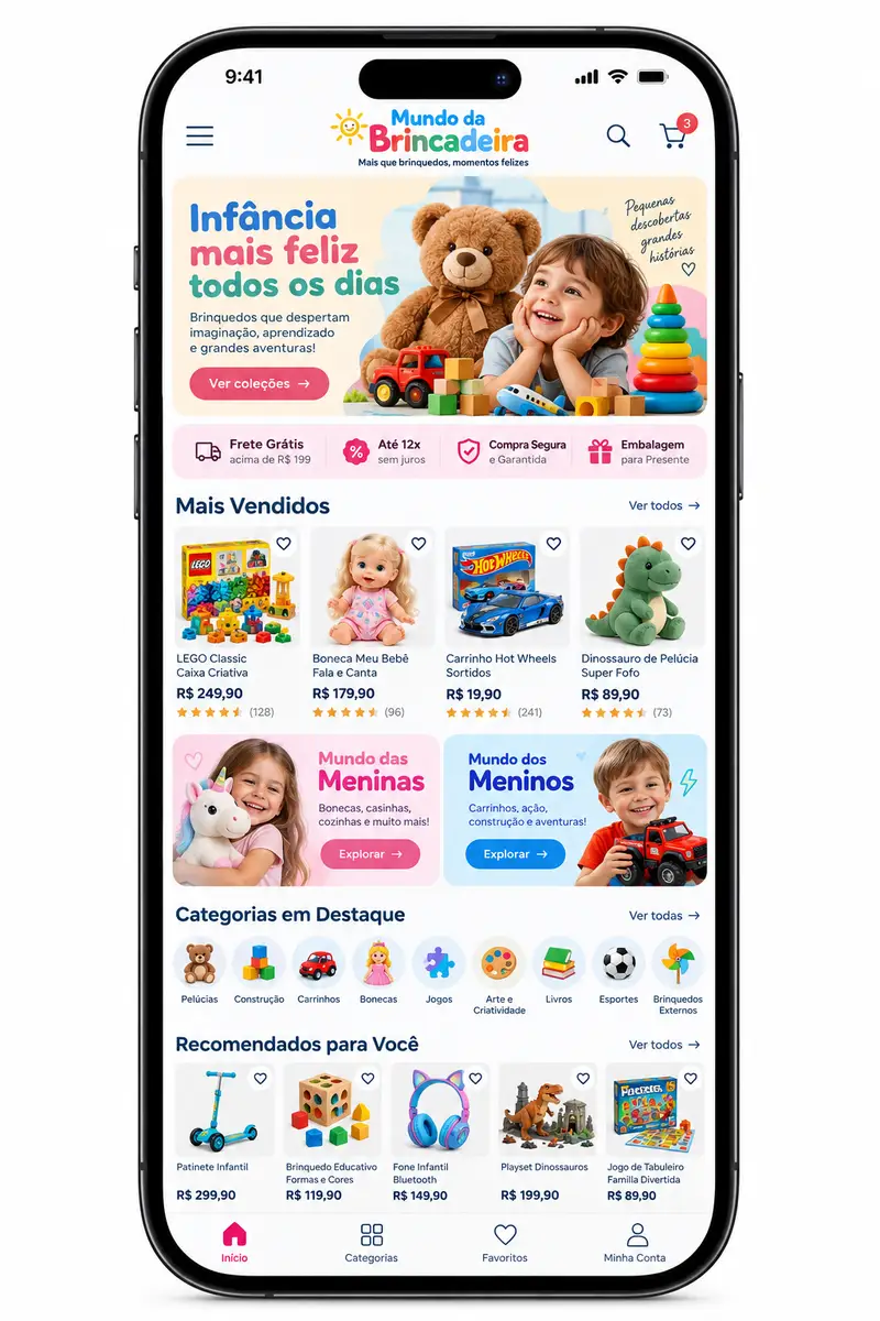 Manutenção de site para loja de brinquedos de verão